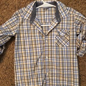 Boys Button Down Shirt Size 9/10